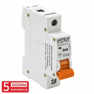ME-MAO40 Automatski osigurač B40A 4.5kA 240/415V tipB 5Y Mitea Electric