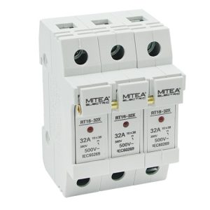 ME-CO10x38 3P nosač-kućište cilindričnog osigurača sa signalnom sijalicom drišer 500V max.32A Mitea Electric