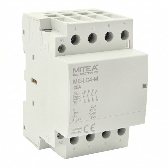 ME-LC4-M 25A modularni kontaktor za DIN šinu R25-25 4NO Mitea Electric